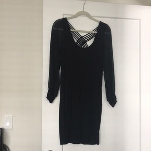 Backless jersey dress